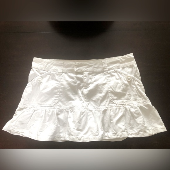 Mudd Ruffle hem cotton mini skirt - Picture 2 of 6